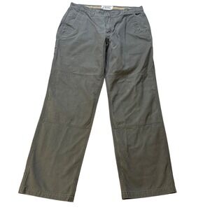 Mountain Khakis Relaxed Fit Gray Canvas Carpenter Pants Men's 38x34